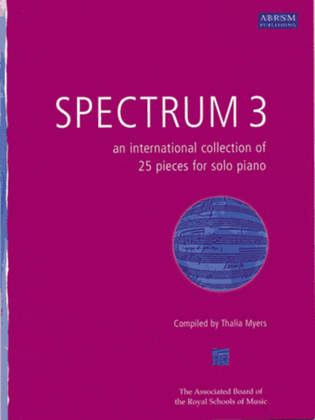 Book cover for Spectrum 3 (Piano)
