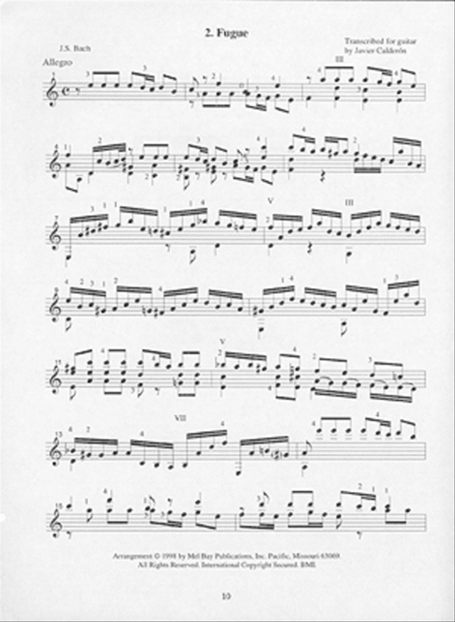 J. S. Bach Transcriptions for Classic Guitar J. S. Bach Transcriptions for Classic Guitar Acoustic Guitar scores gallery preview page 2