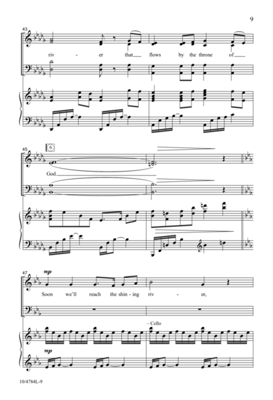 Shall We Gather at the River? Shall We Gather at the River? 4-Part scores gallery preview page 9