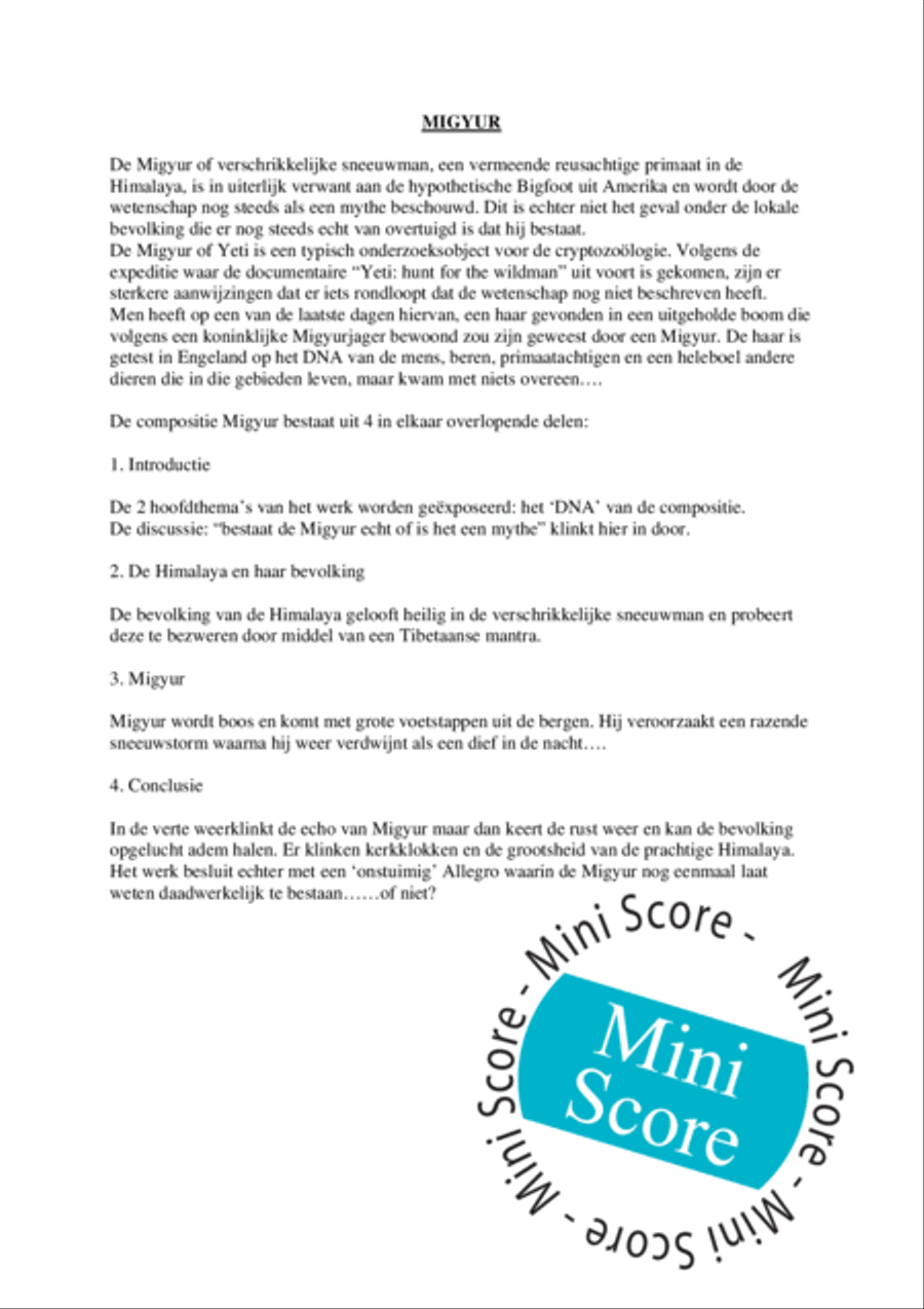 Migyur Fanfare Band scores gallery preview page 5