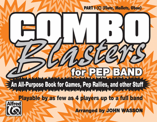 Book cover for Combo Blasters for Pep Band - Part I (Flute, Mallets, Oboe)