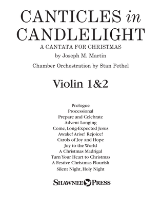 Canticles in Candlelight - Violin 1 & 2
