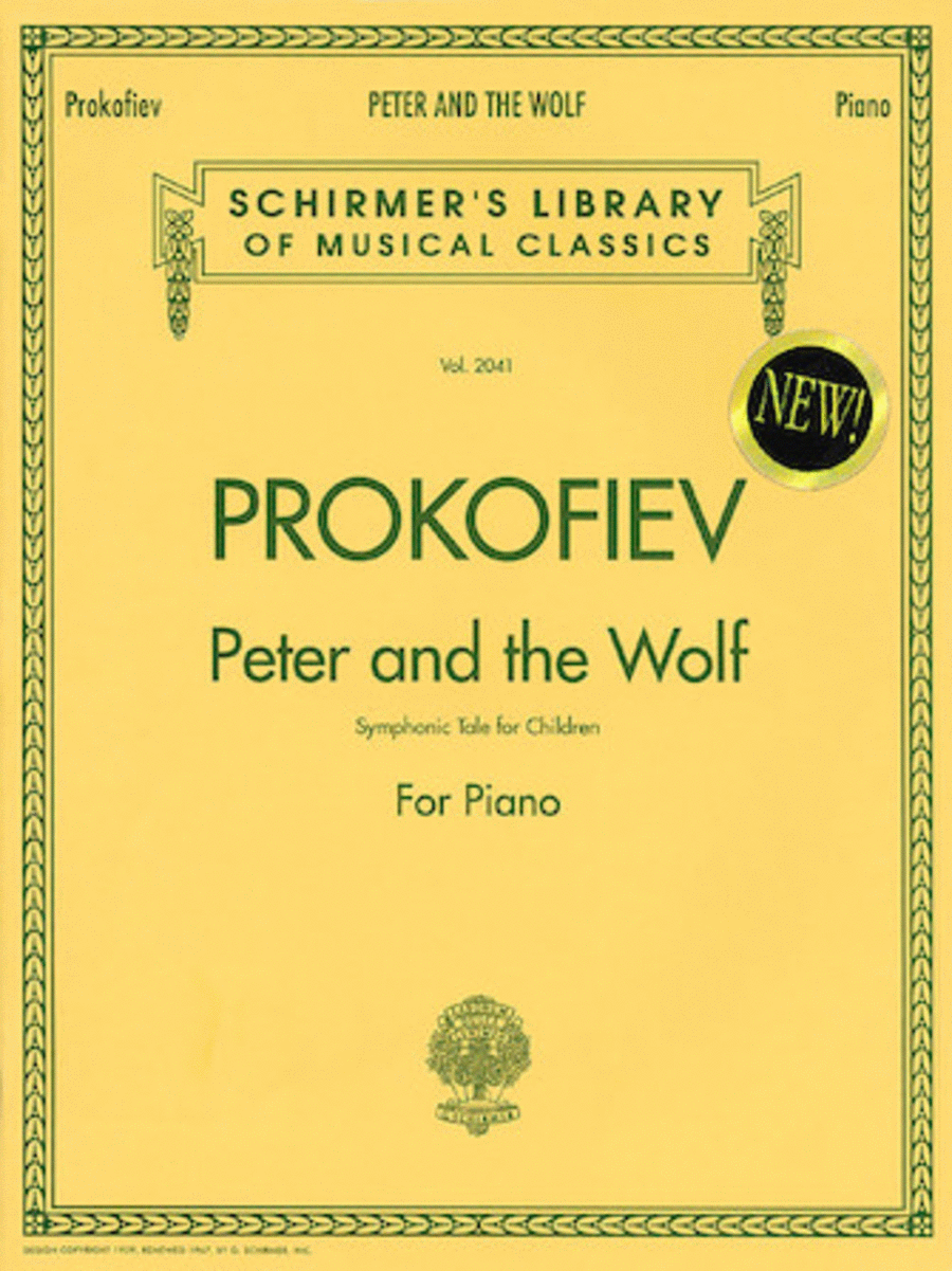 Peter and the Wolf Piano Solo scores gallery preview page 1