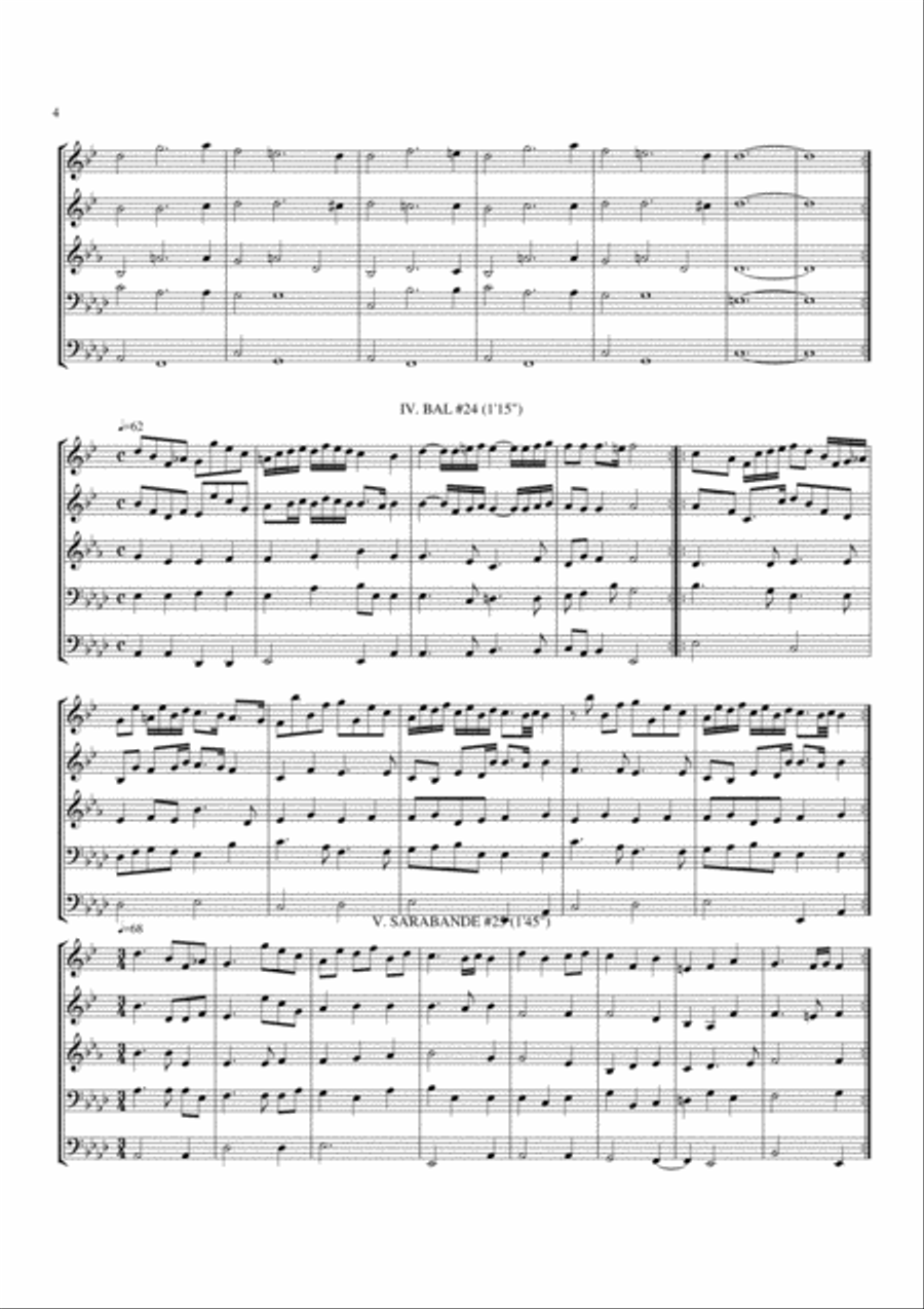 16 Brass Pieces for 5 Voices Brass Quintet scores gallery preview page 4