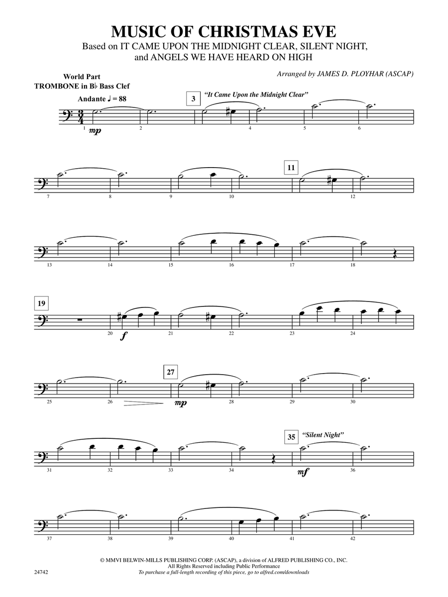 Music of Christmas Eve (Based on 