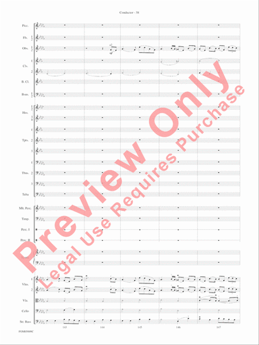 Concert Suite from Star Wars: Episode III Revenge of the Sith Full Orchestra scores gallery preview page 41