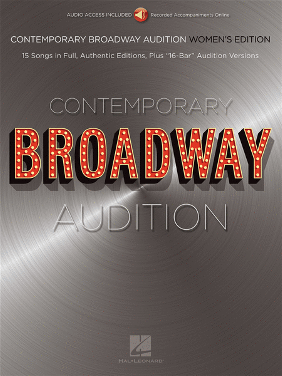 Contemporary Broadway Audition: Women's Edition - Book/Online Audio Voice scores gallery preview page 1
