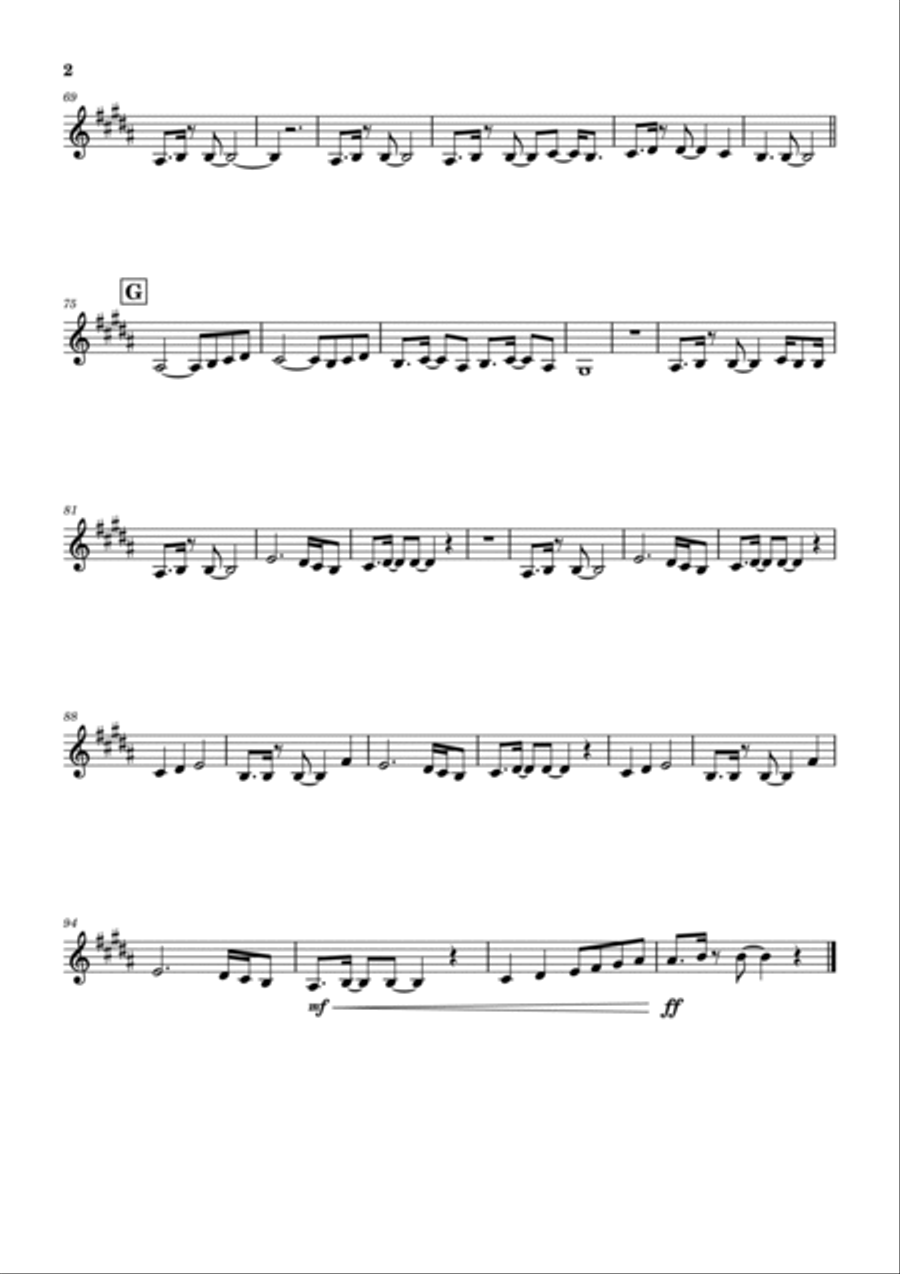 Dancing Queen Dancing Queen Concert Band scores gallery preview page 4