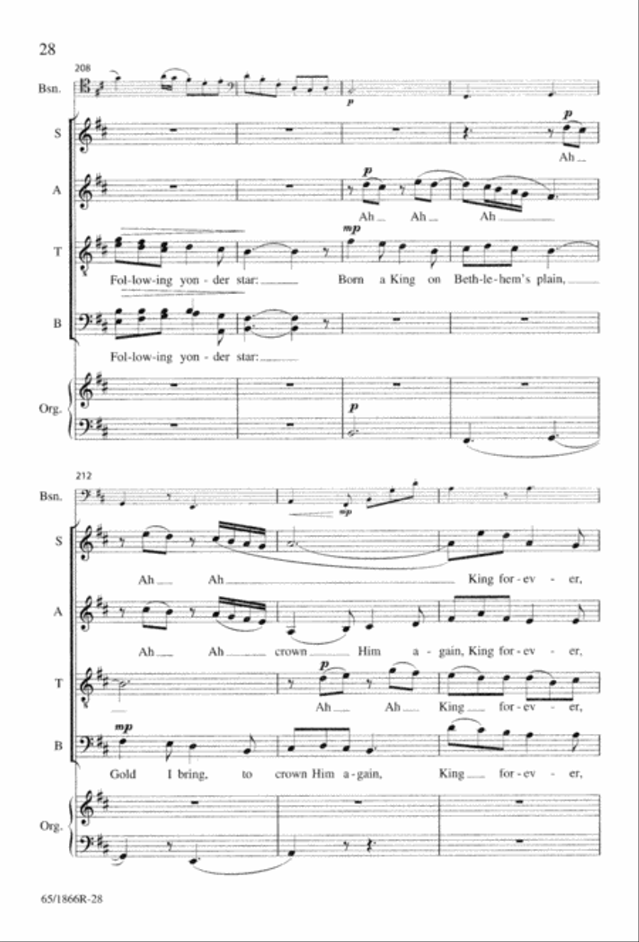 How Sweet the Sound 4-Part scores gallery preview page 30