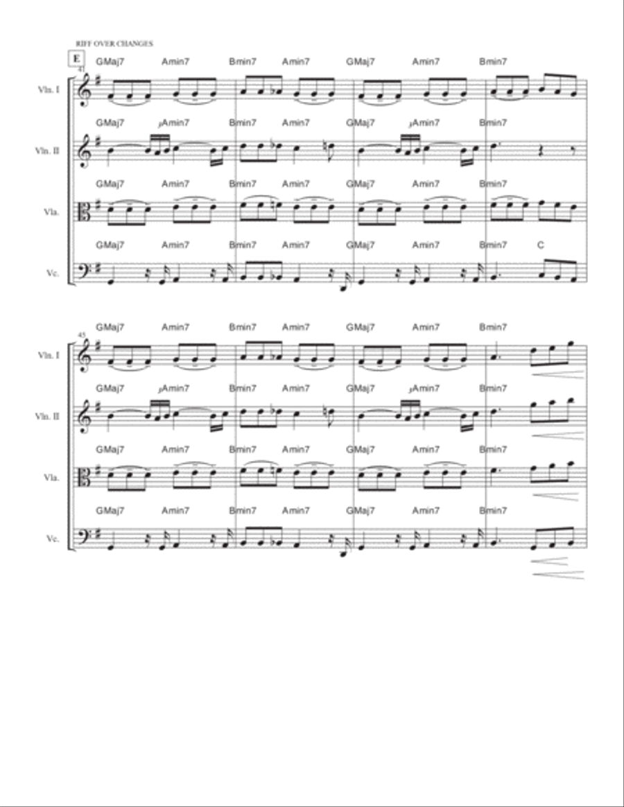 If I Ain't Got You String Quartet scores gallery preview page 6
