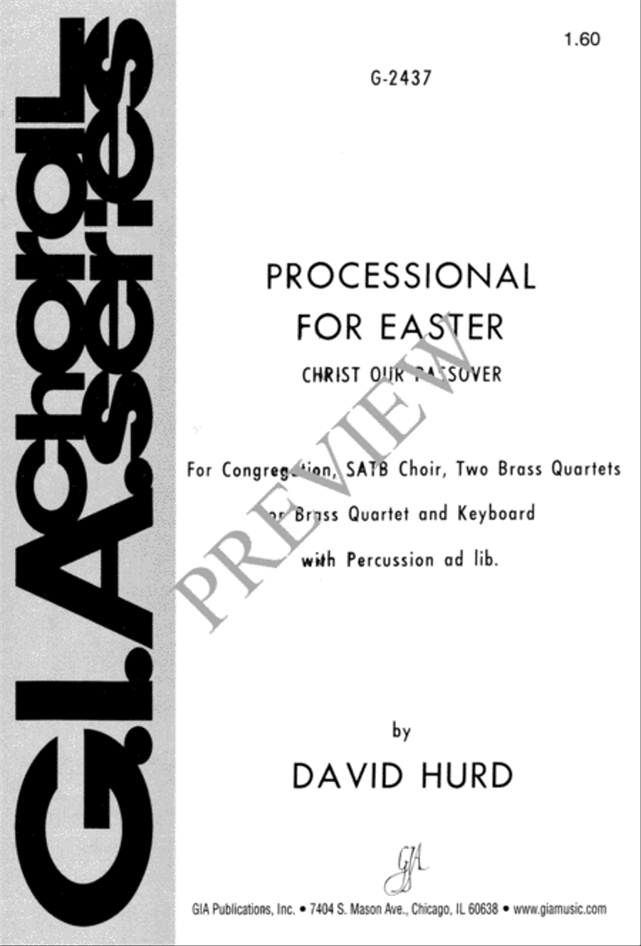 Processional for Easter Processional for Easter 4-Part scores gallery preview page 2