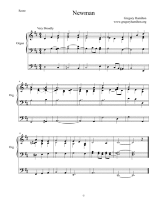 Book cover for Newman - Alternate Harmonization for Organ