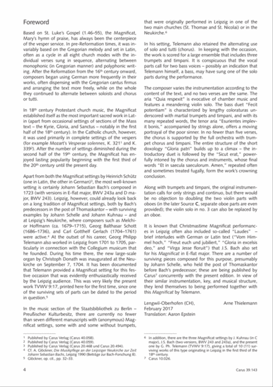Magnificat in C major 4-Part scores gallery preview page 5