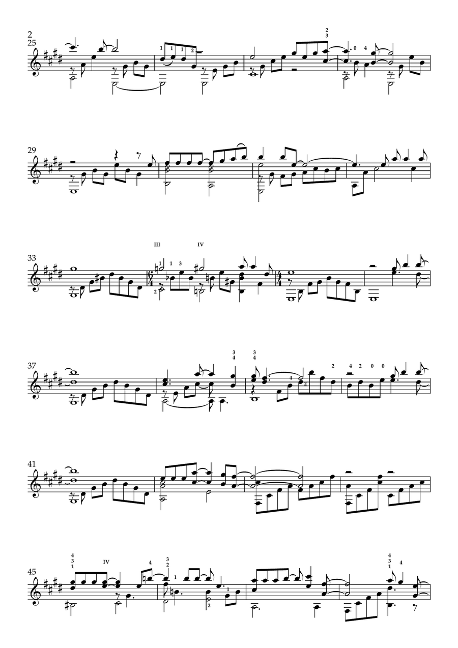 Bright Eyes Bright Eyes Guitar Solo scores gallery preview page 2
