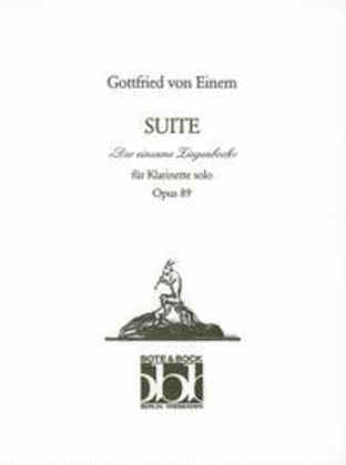 Book cover for Suite Der einsame Ziegenbock op. 89