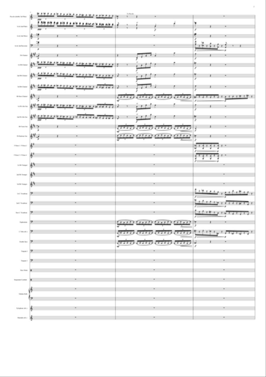 Dream of a Witches' Sabbath Concert Band scores gallery preview page 5