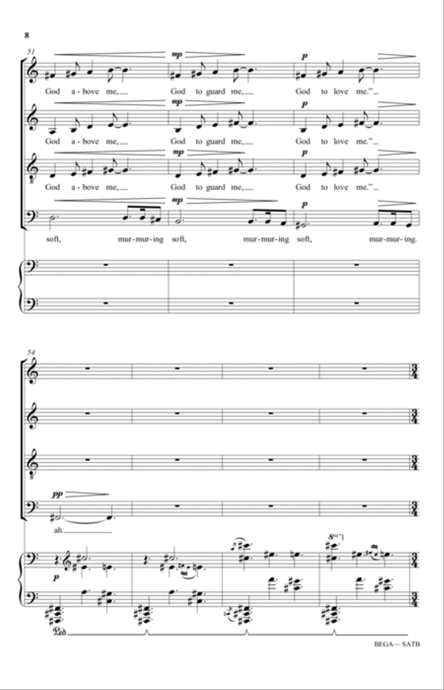 Bega Bega 4-Part scores gallery preview page 8