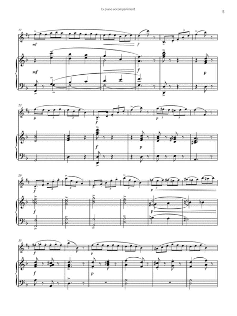 Tarantella (from Vollständige Clarinett-Schule)(Grade 5 A1, the ABRSM Saxophone syllabus from 2022) Clarinet scores gallery preview page 4