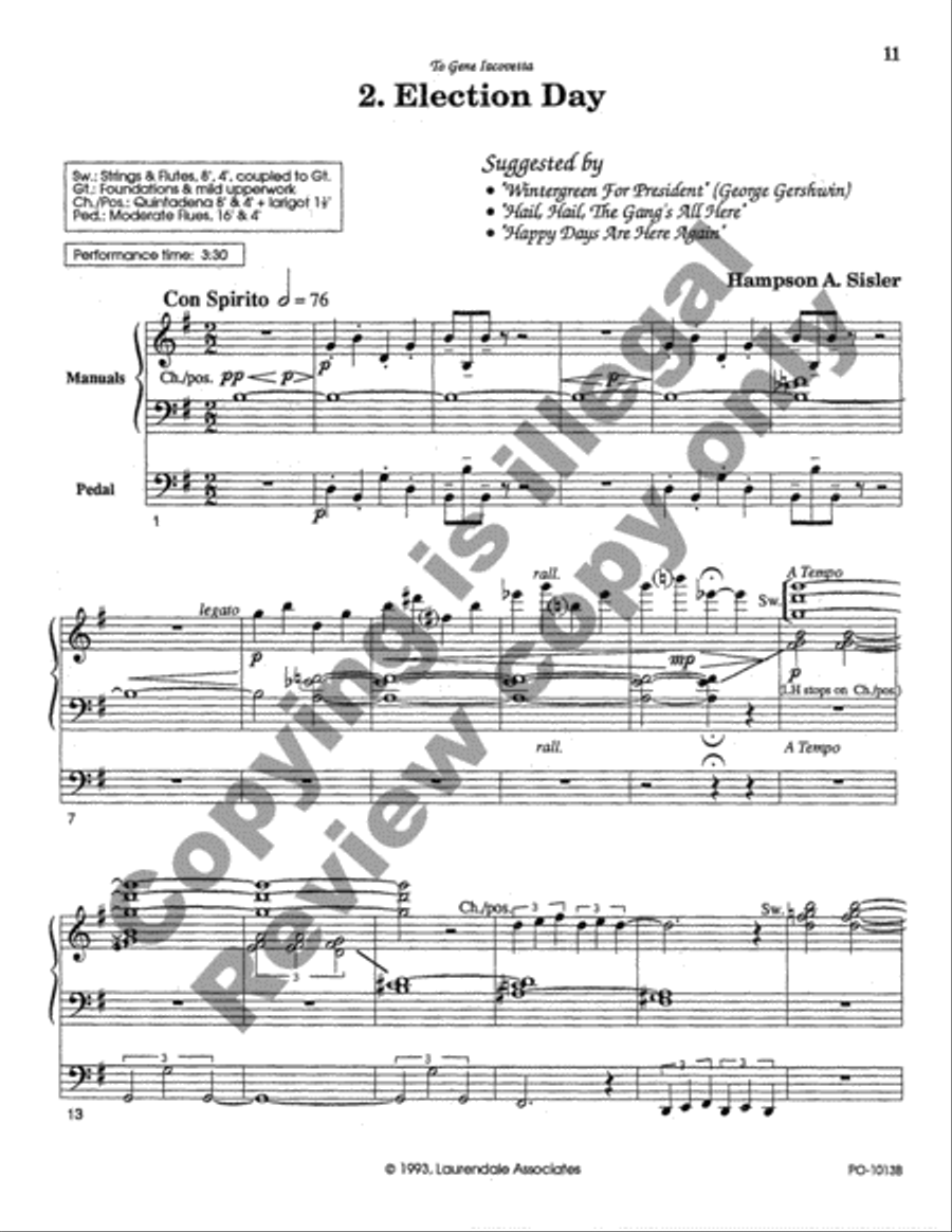 Civic Events Suite Organ scores gallery preview page 5