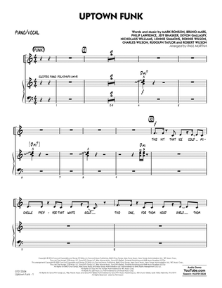 Book cover for Uptown Funk (feat. Bruno Mars) (arr. Paul Murtha) - Piano/Vocal