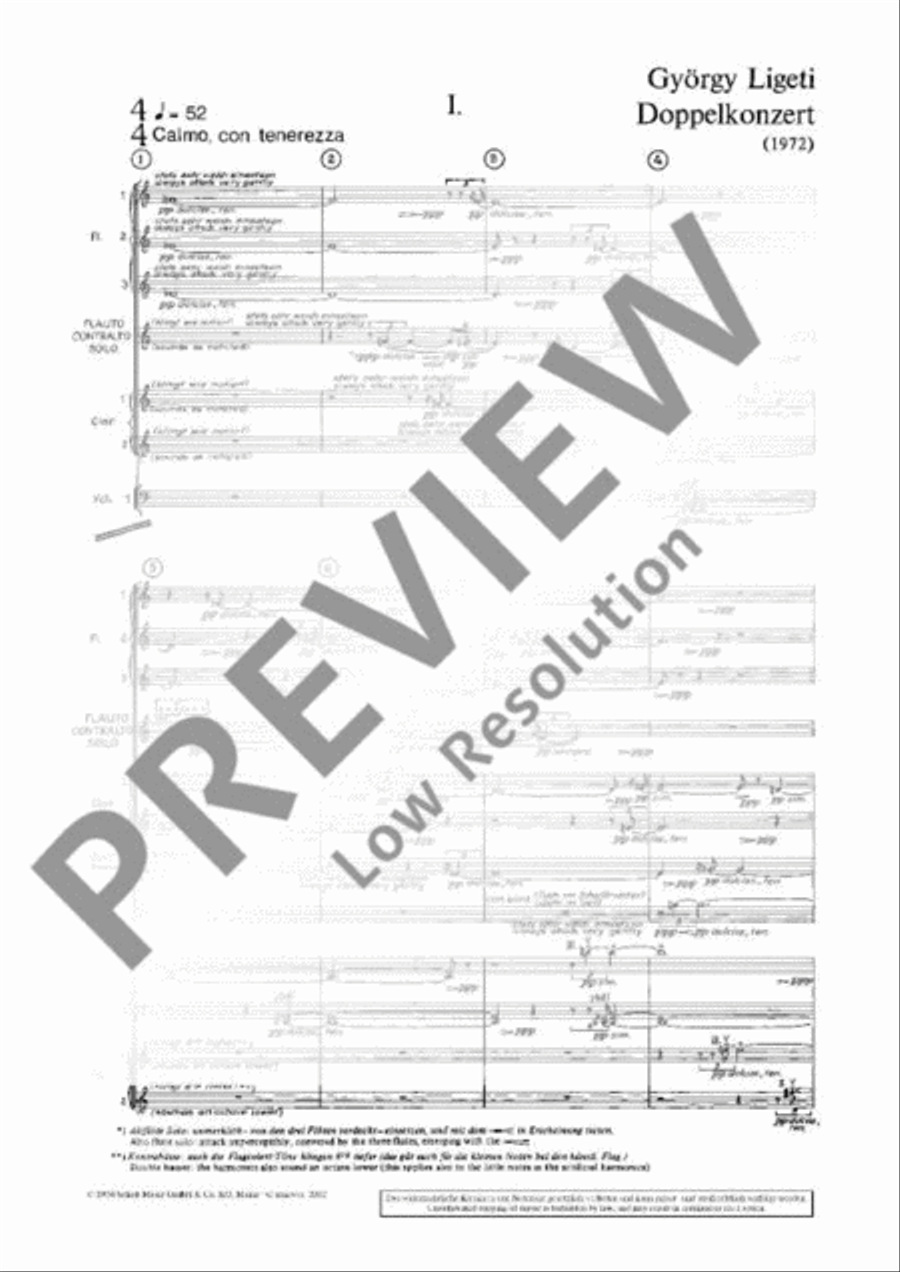 Double Concerto Orchestra scores gallery preview page 10