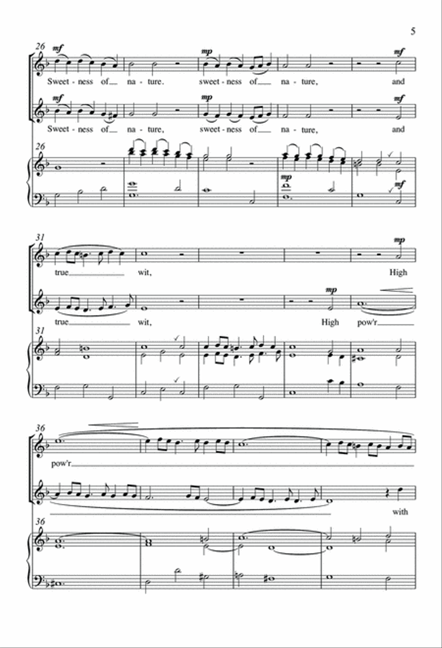 Sweetness of Nature SA scores gallery preview page 5