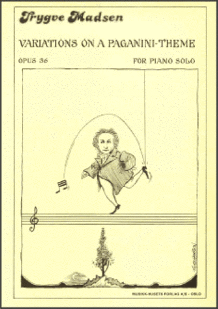 Variations on a Paganini Theme Op. 30 Piano Solo scores gallery preview page 1
