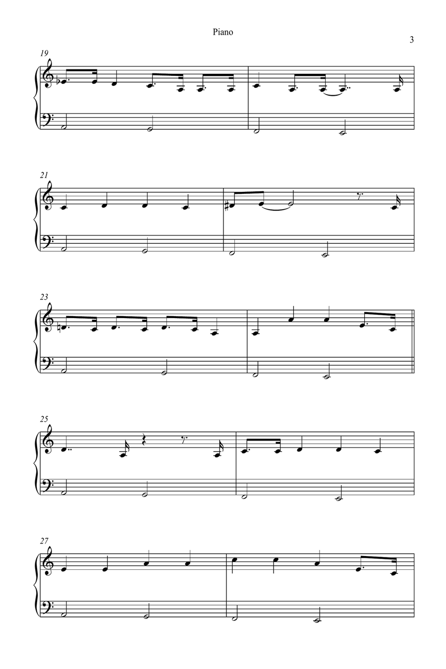 Hit The Road Jack Piano Solo scores gallery preview page 3