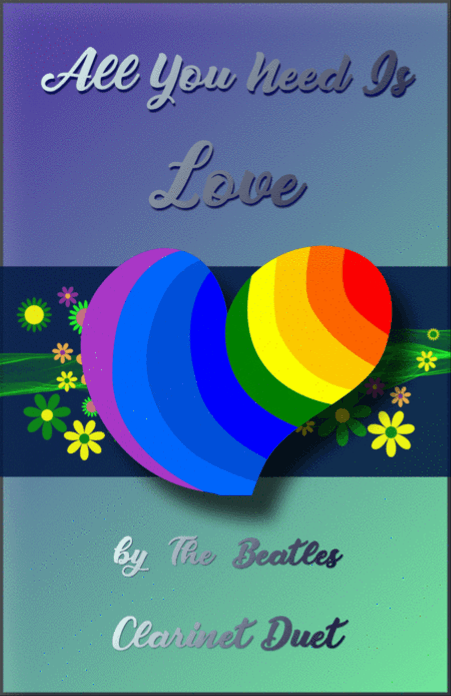 All You Need Is Love Clarinet Duet scores gallery preview page 1