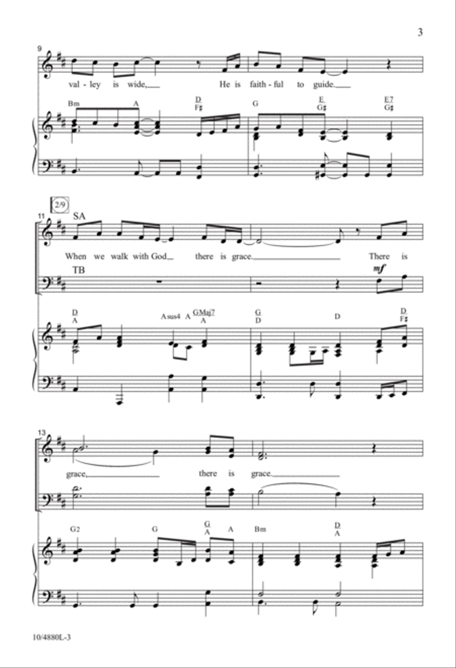 There Is Grace 4-Part scores gallery preview page 3