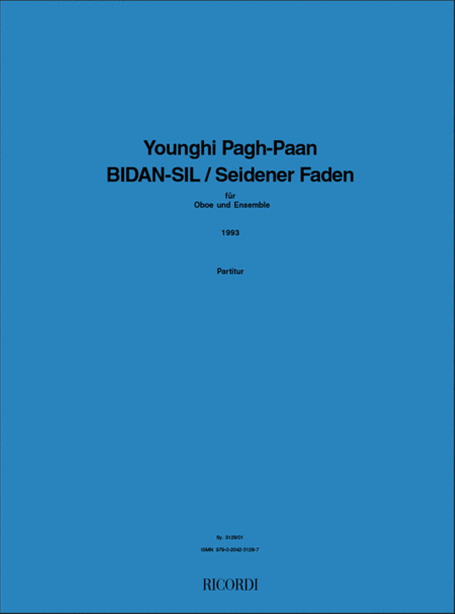 Bidan Sil (Seidener Faden) Oboe Solo scores gallery preview page 1