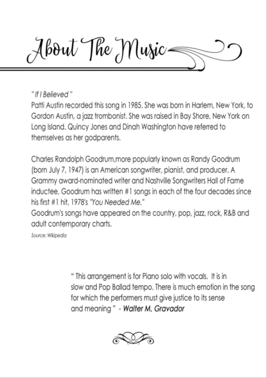 If I Believed Voice scores gallery preview page 2
