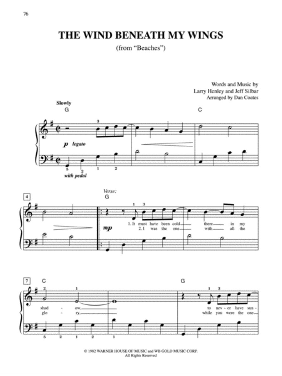 You Raise Me Up -- Songs of Inspiration Easy Piano scores gallery preview page 6