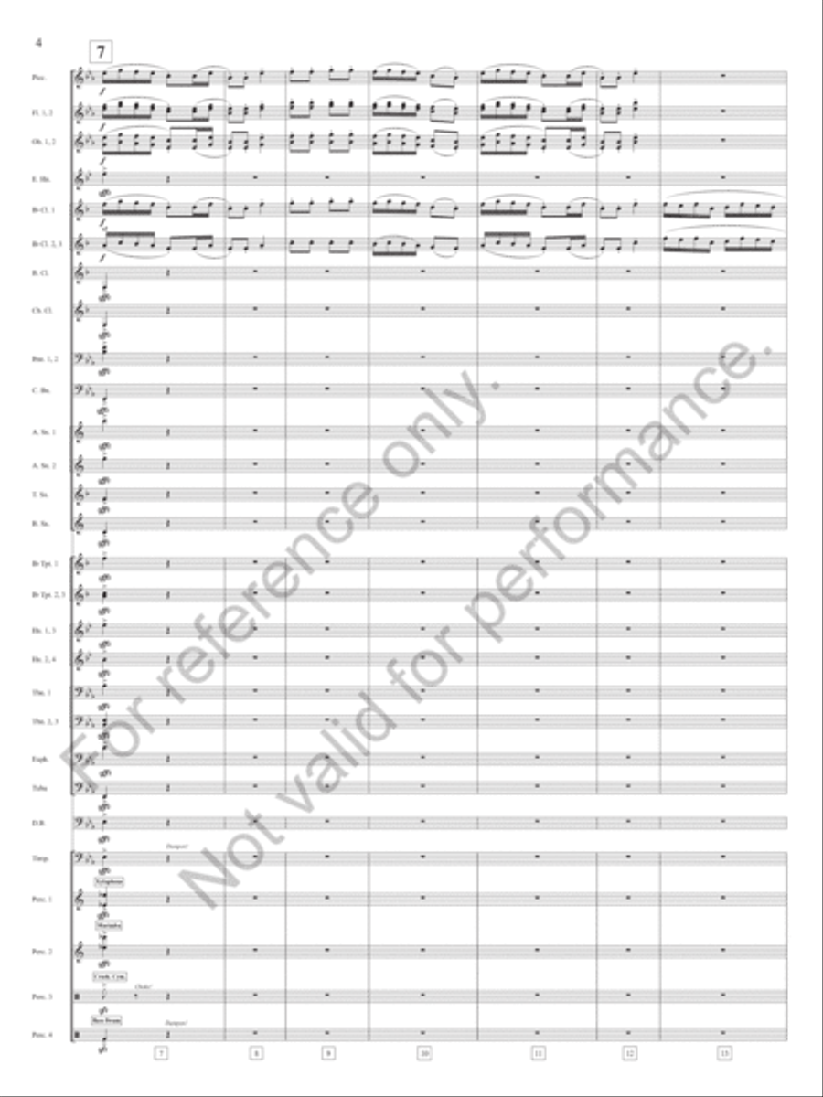 Arkansas Traveler Arkansas Traveler Concert Band scores gallery preview page 5