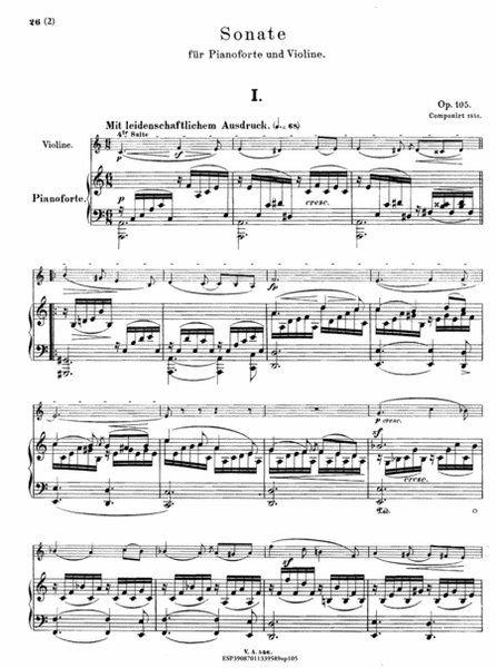 Sonata No. 1, Op. 105