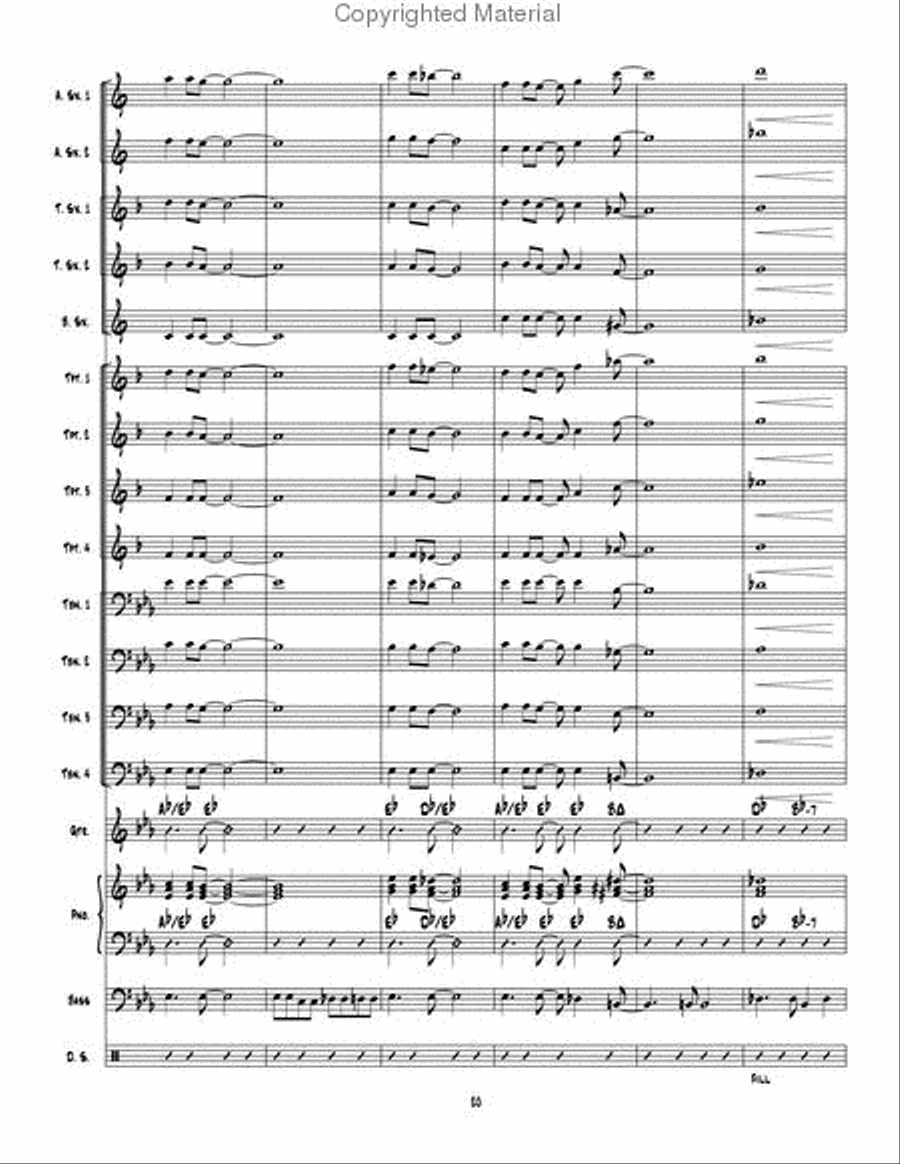 Table Time Jazz Ensemble scores gallery preview page 21