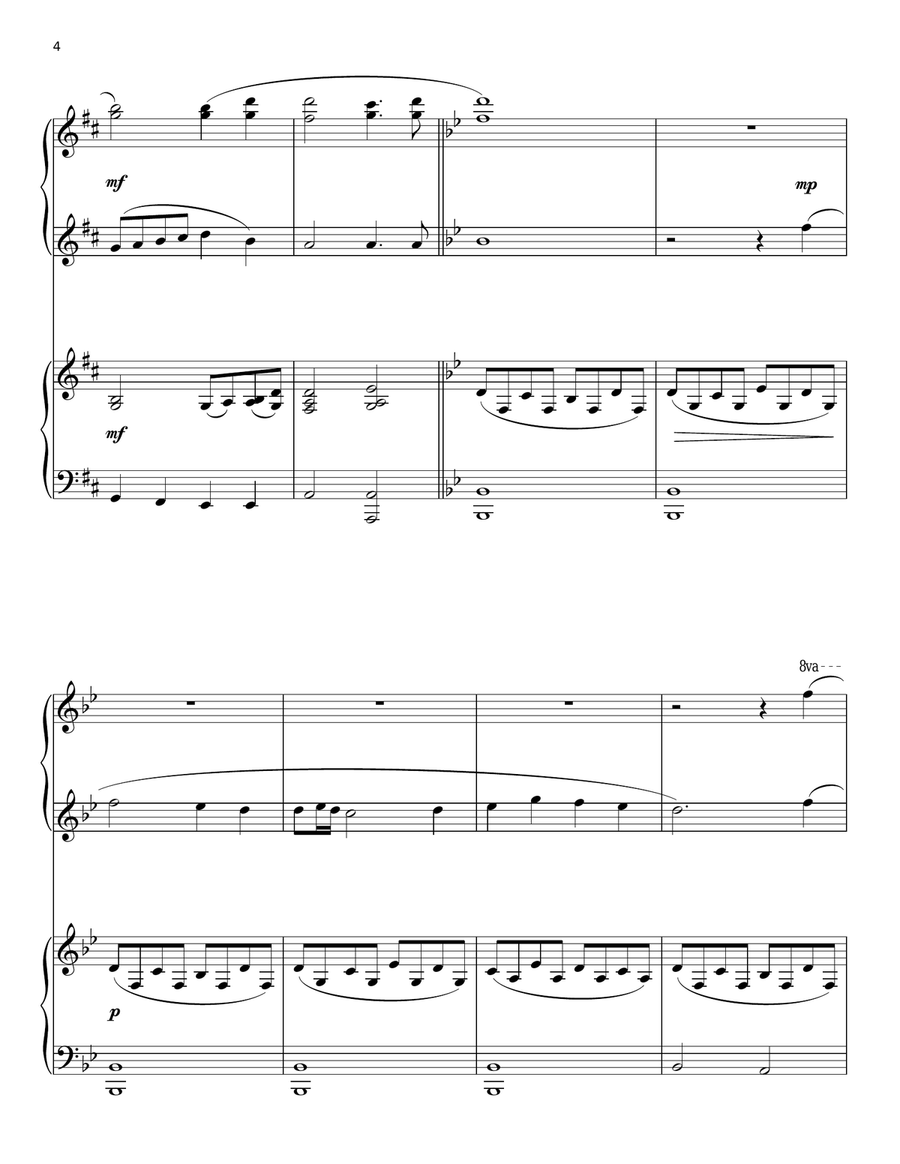 It Is Well With My Soul (arr. Phillip Keveren) Piano Duet scores gallery preview page 4