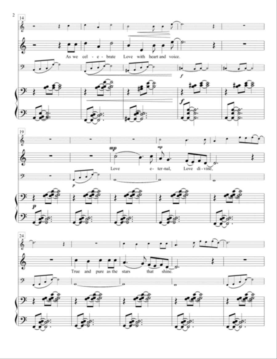 Snowflakes fall softly Voice scores gallery preview page 2