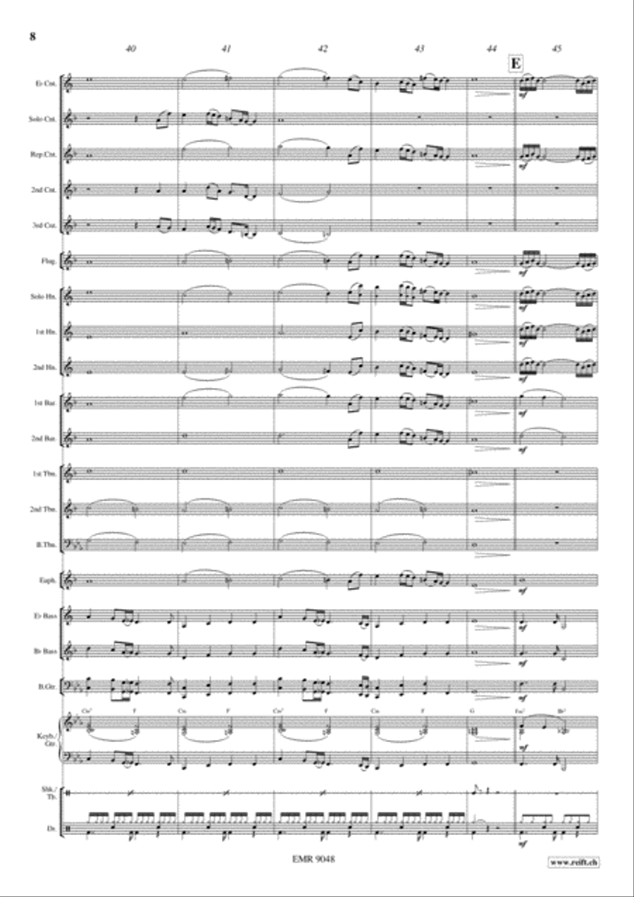 Earth Song Brass Band scores gallery preview page 9