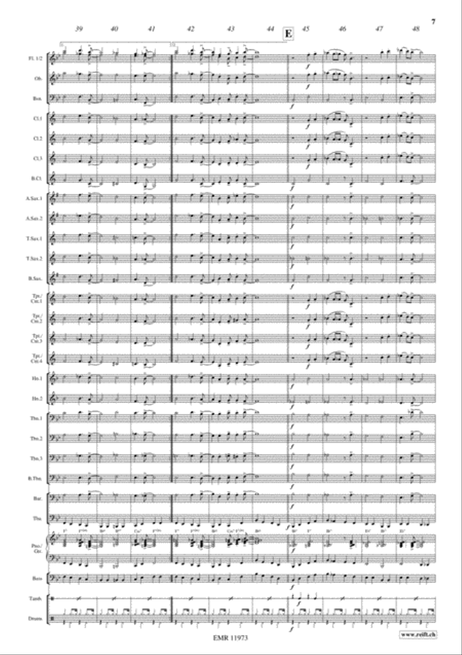 Jumpin' At The Woodside Jumpin' At The Woodside Concert Band scores gallery preview page 7