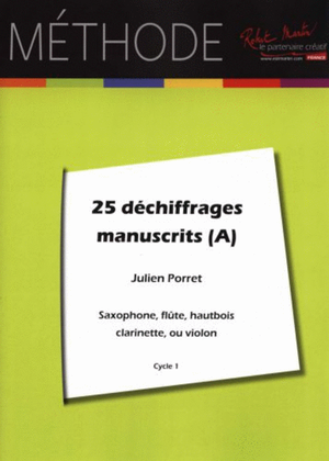 Vingt-Cinq Dechiffrages Manuscrits (a)