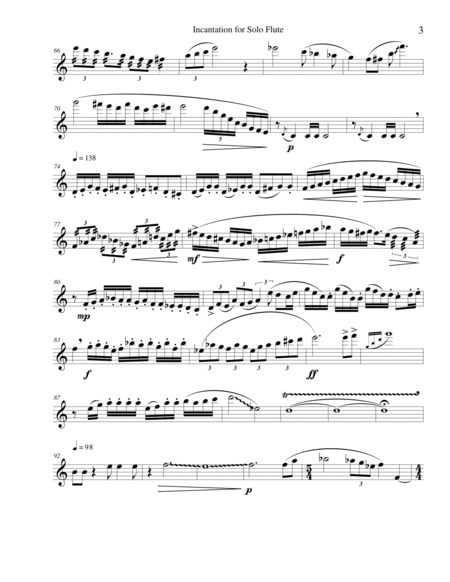 Incantation for Solo Flute image number null