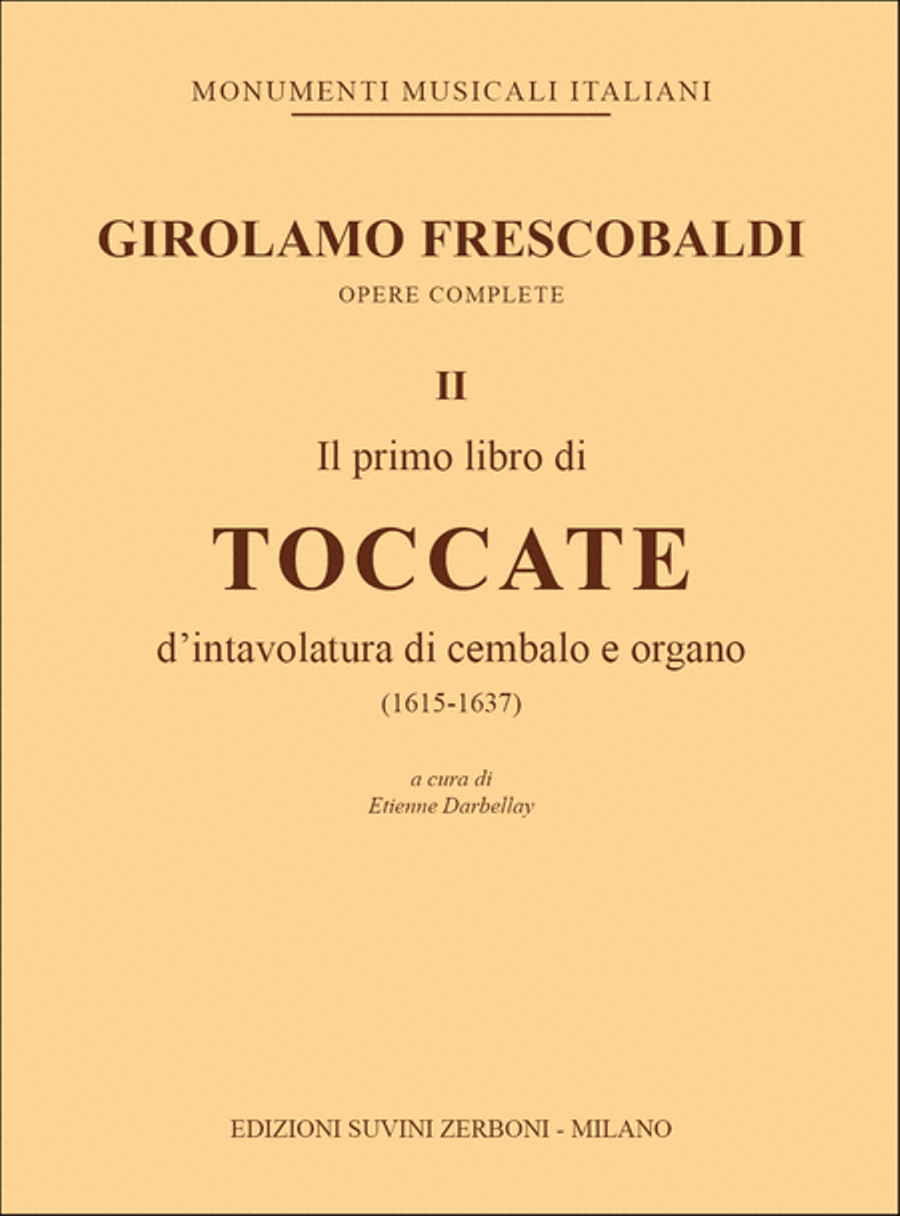 Il primo libro di toccate Organ scores gallery preview page 1