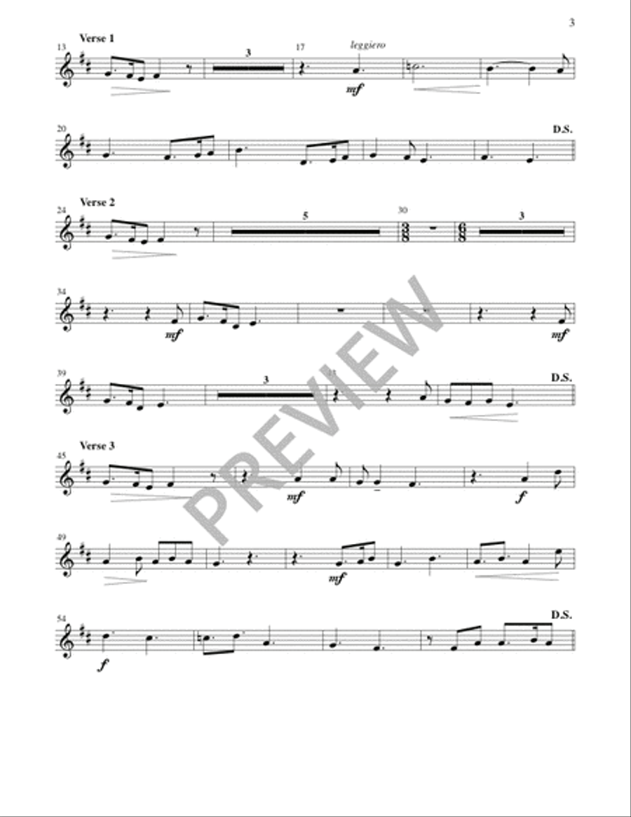 Mass of Joy and Peace - Woodwind edition Flute scores gallery preview page 11