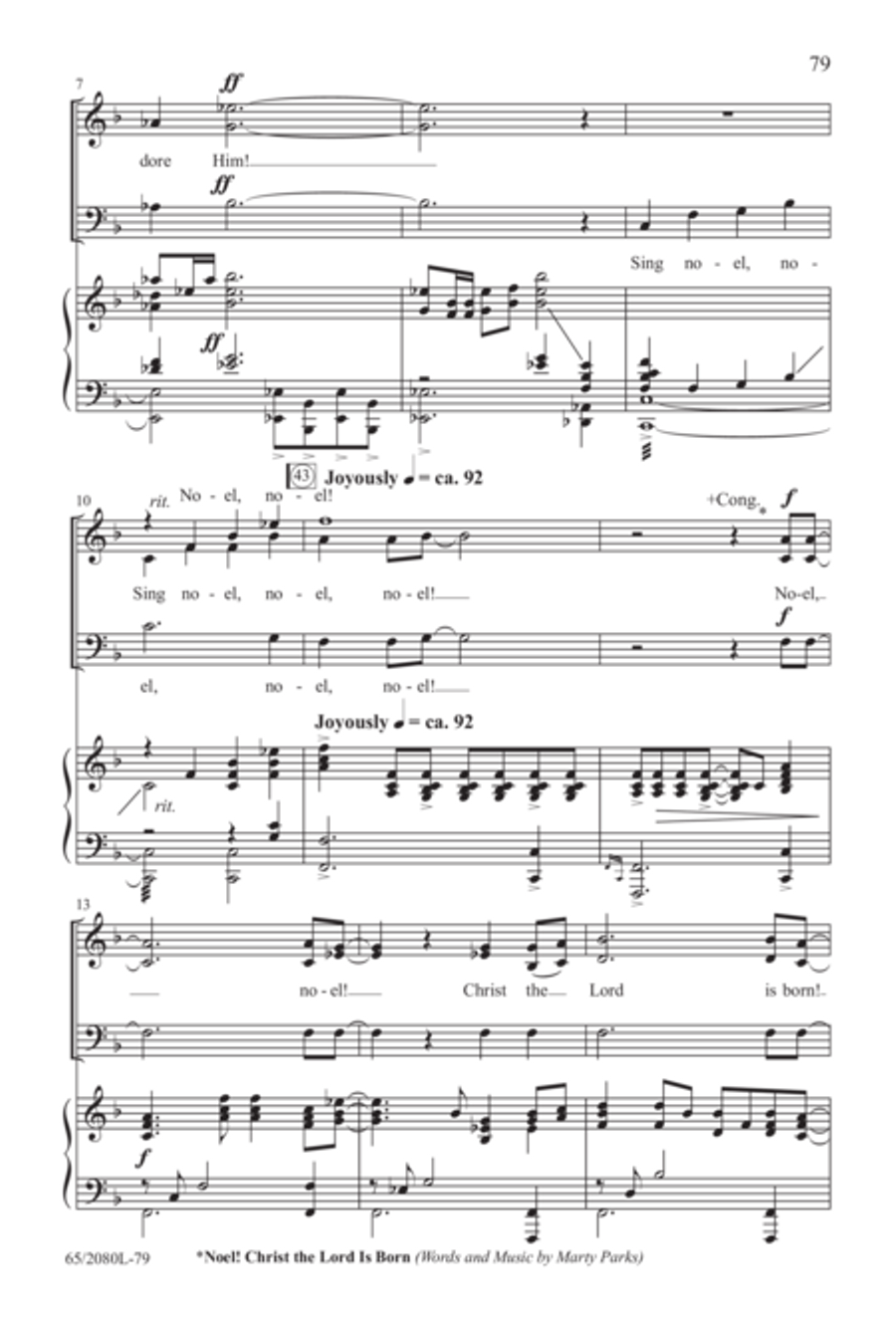 A Noel Celebration 3-Part scores gallery preview page 43