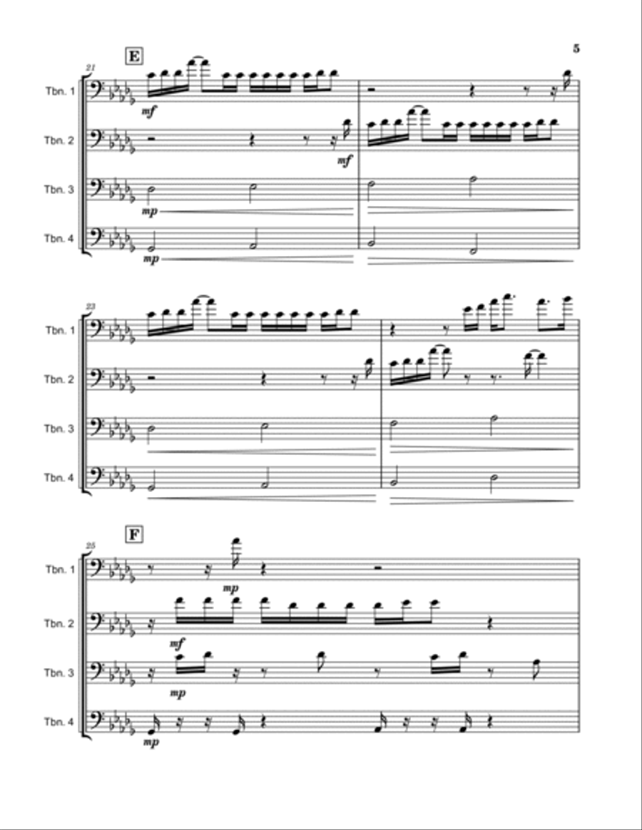 Stay Brass Ensemble scores gallery preview page 5
