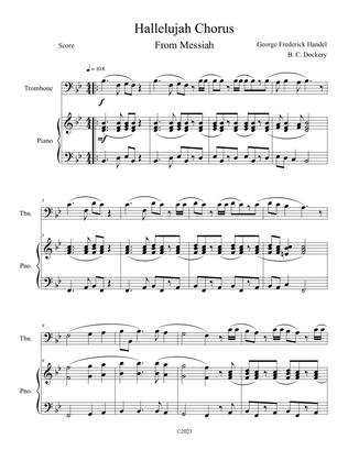Hallelujah Chorus from Messiah (Trombone Solo with Piano Accompaniment)