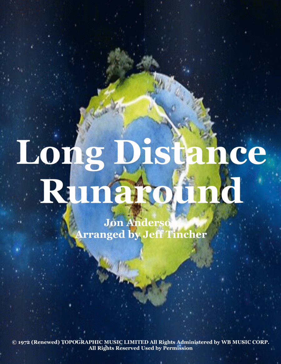 Long Distance Runaround Piano, Vocal, Guitar scores gallery preview page 1
