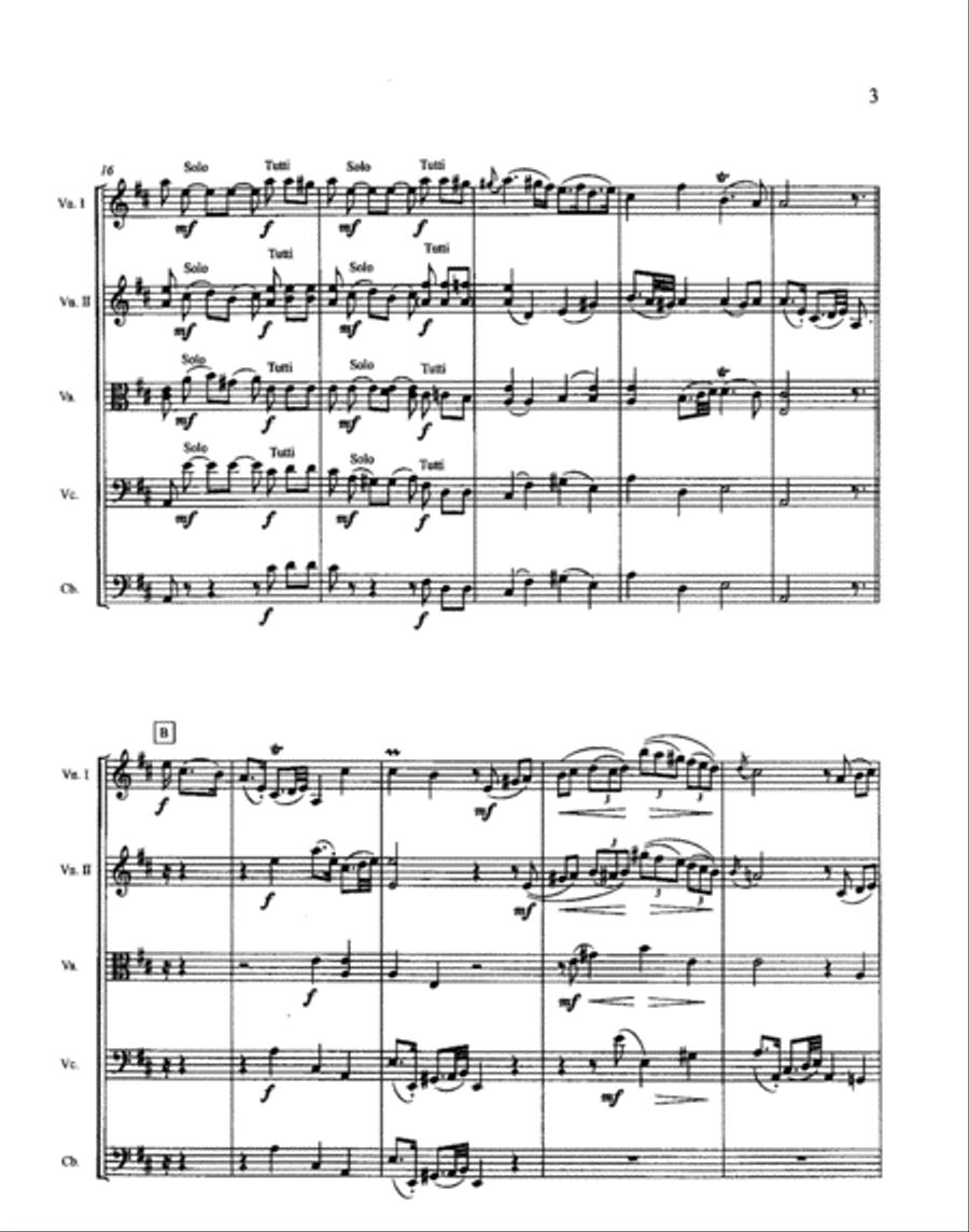 Sonata for Strings String Orchestra scores gallery preview page 4
