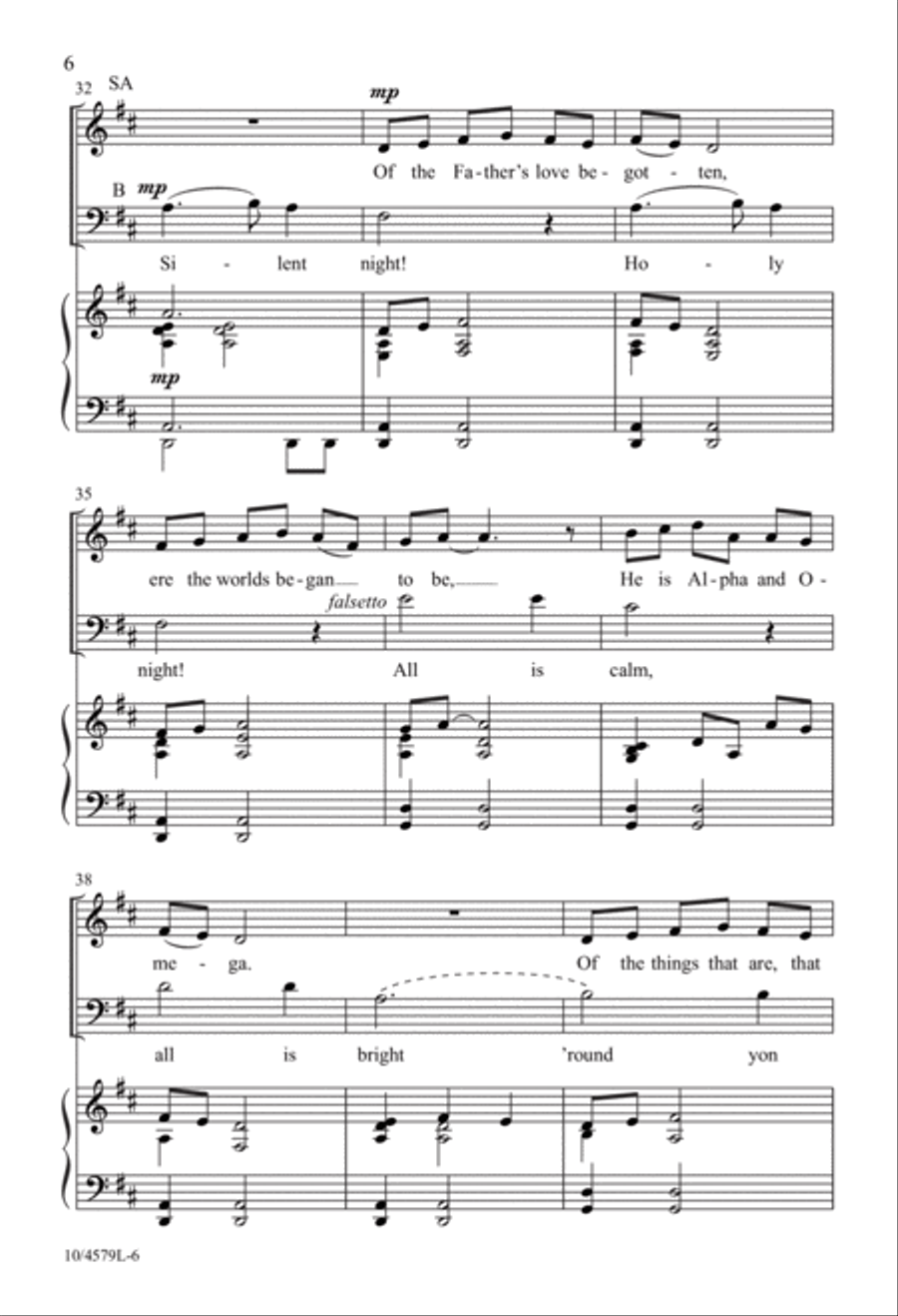 Night of the Father's Love 3-Part scores gallery preview page 7
